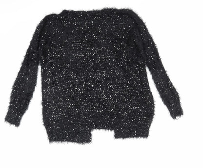 Atmosphere Womens Black  Knit Cardigan Jumper Size 8