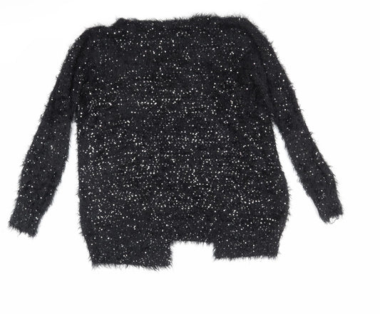 Atmosphere Womens Black  Knit Cardigan Jumper Size 8