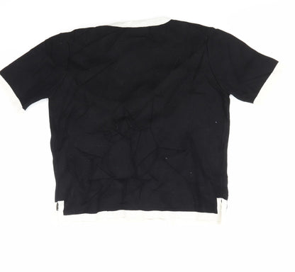 Zara Womens Black  Knit Pullover Jumper Size S