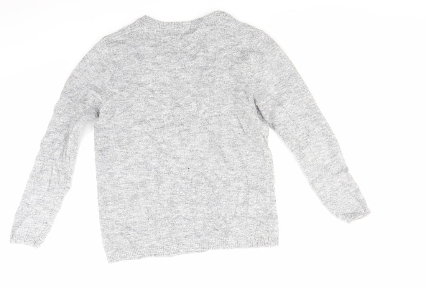 George Womens Grey  Knit Pullover Jumper Size S