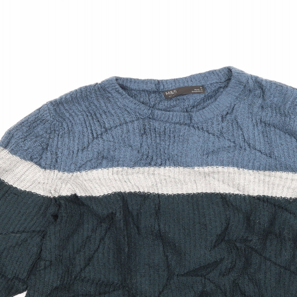 Marks & Spencer Womens Green   Pullover Jumper Size S