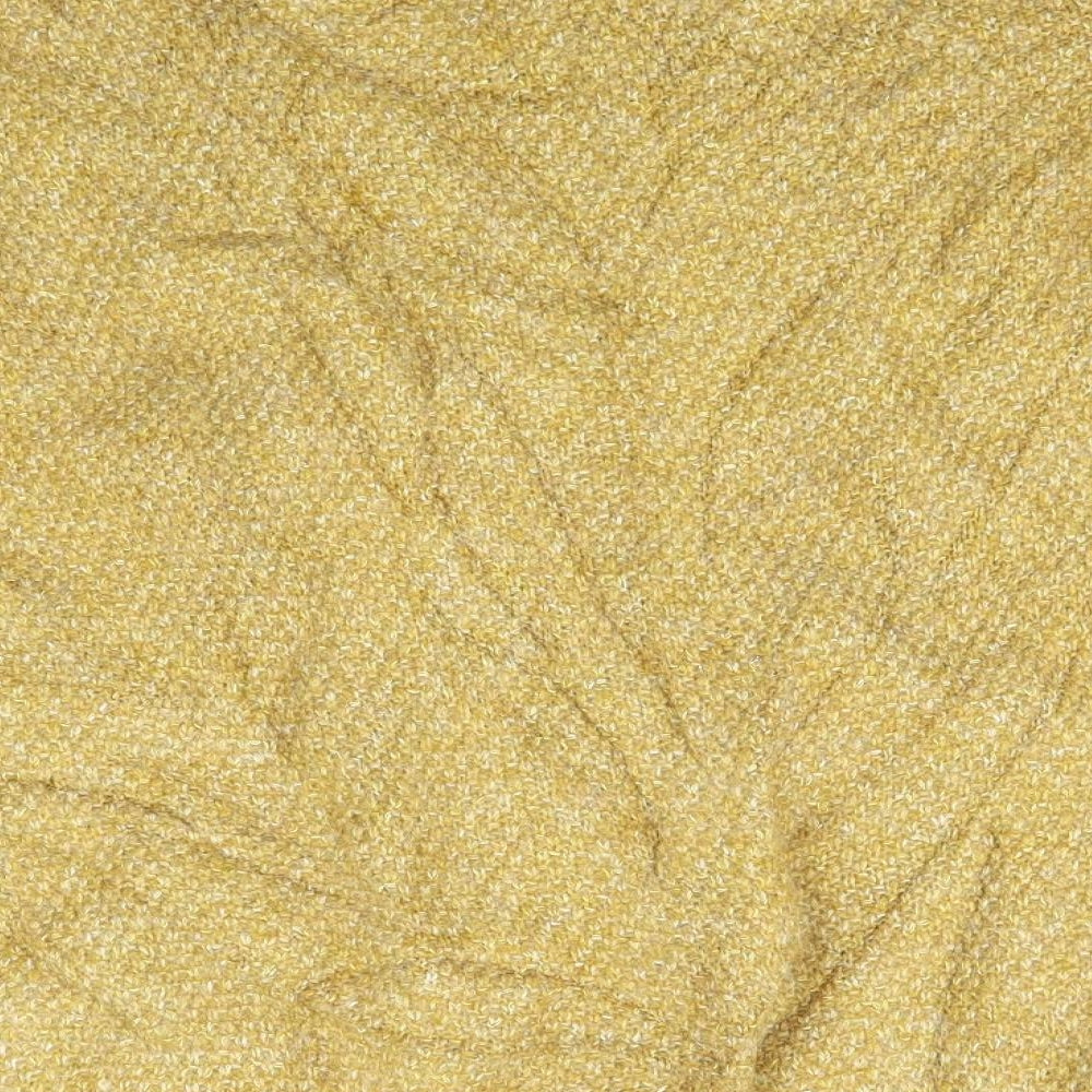 Falmer Mens Yellow  Knit Pullover Jumper Size M