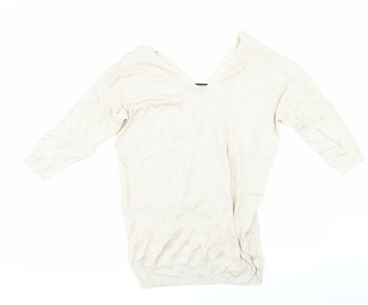 NEXT Womens Gold   Pullover Jumper Size 18