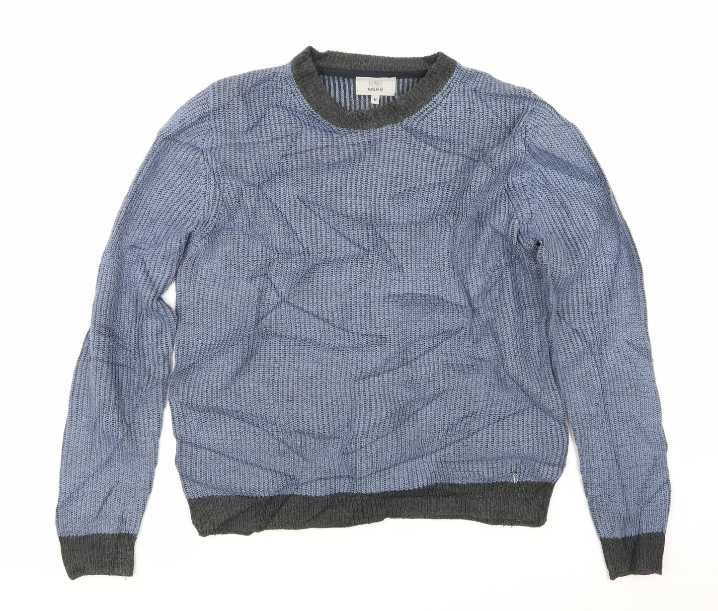 Marks and Spencer Womens Blue   Pullover Jumper Size M