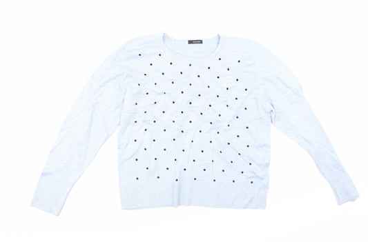 Escorpion Womens Blue   Pullover Jumper Size L