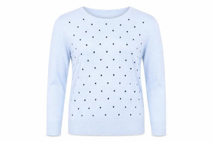 Escorpion Womens Blue   Pullover Jumper Size L