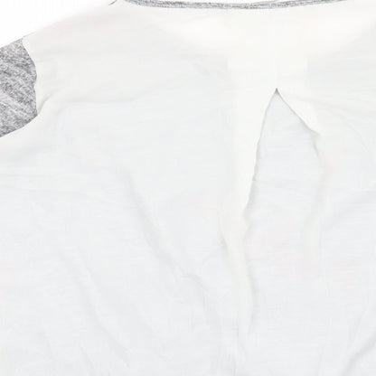 Womens UK Size 10 Atmosphere Grey Basic Blouse