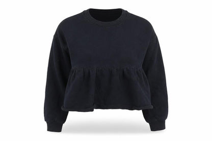 Zara Womens Black   Pullover Sweatshirt Size S