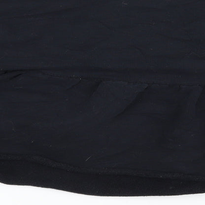 Zara Womens Black   Pullover Sweatshirt Size S