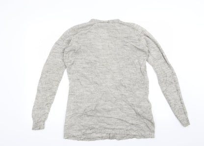 VILA Womens Grey   Cardigan Jumper Size XS