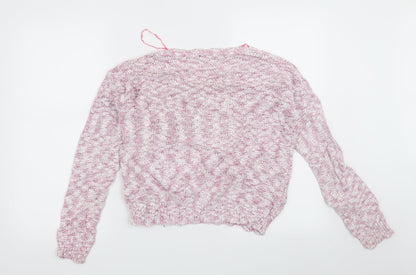 M&Co Womens Pink   Pullover Jumper Size 14
