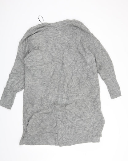 H&M Womens Grey   Cardigan Jumper Size S