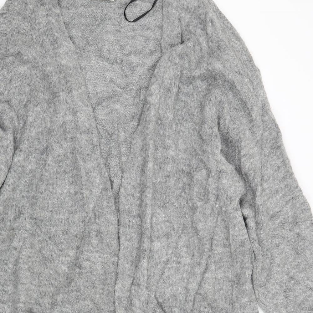 H&M Womens Grey   Cardigan Jumper Size S
