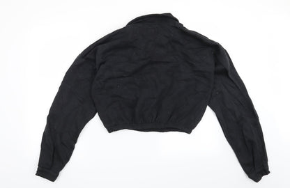 PRETTYLITTLETHING Womens Black   Pullover Sweatshirt Size M