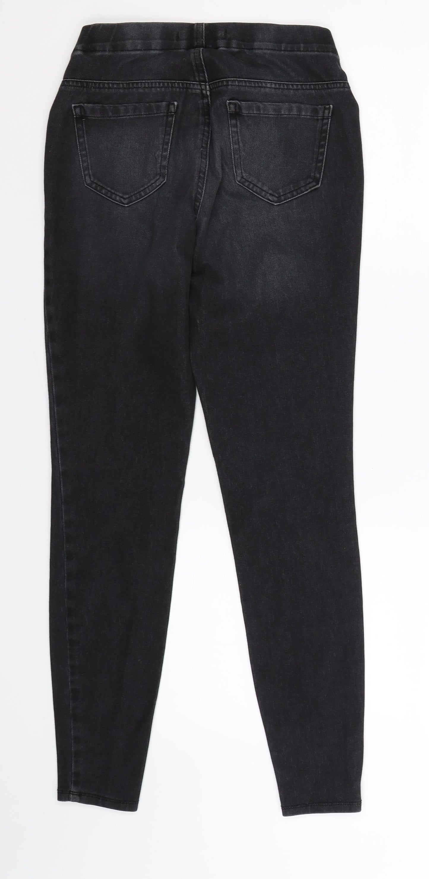 George Womens Black  Denim Jegging Jeans Size 8 L27 in