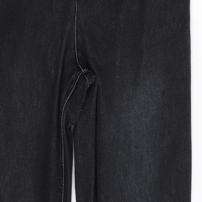 George Womens Black  Denim Jegging Jeans Size 8 L27 in