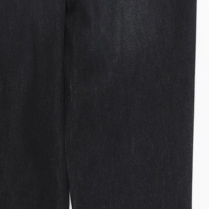 George Womens Black  Denim Jegging Jeans Size 8 L27 in