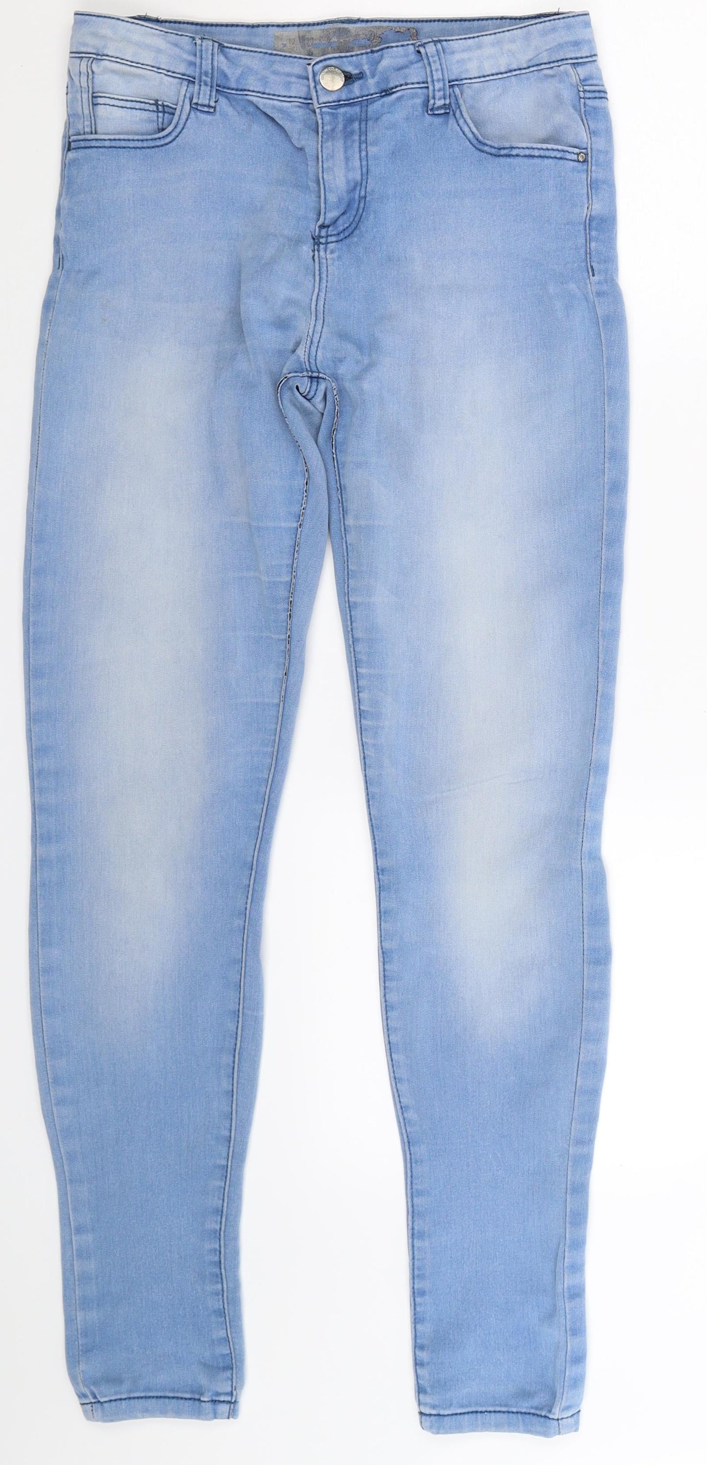 Denim Co Womens Blue  Denim Skinny Jeans Size 10 L28 in