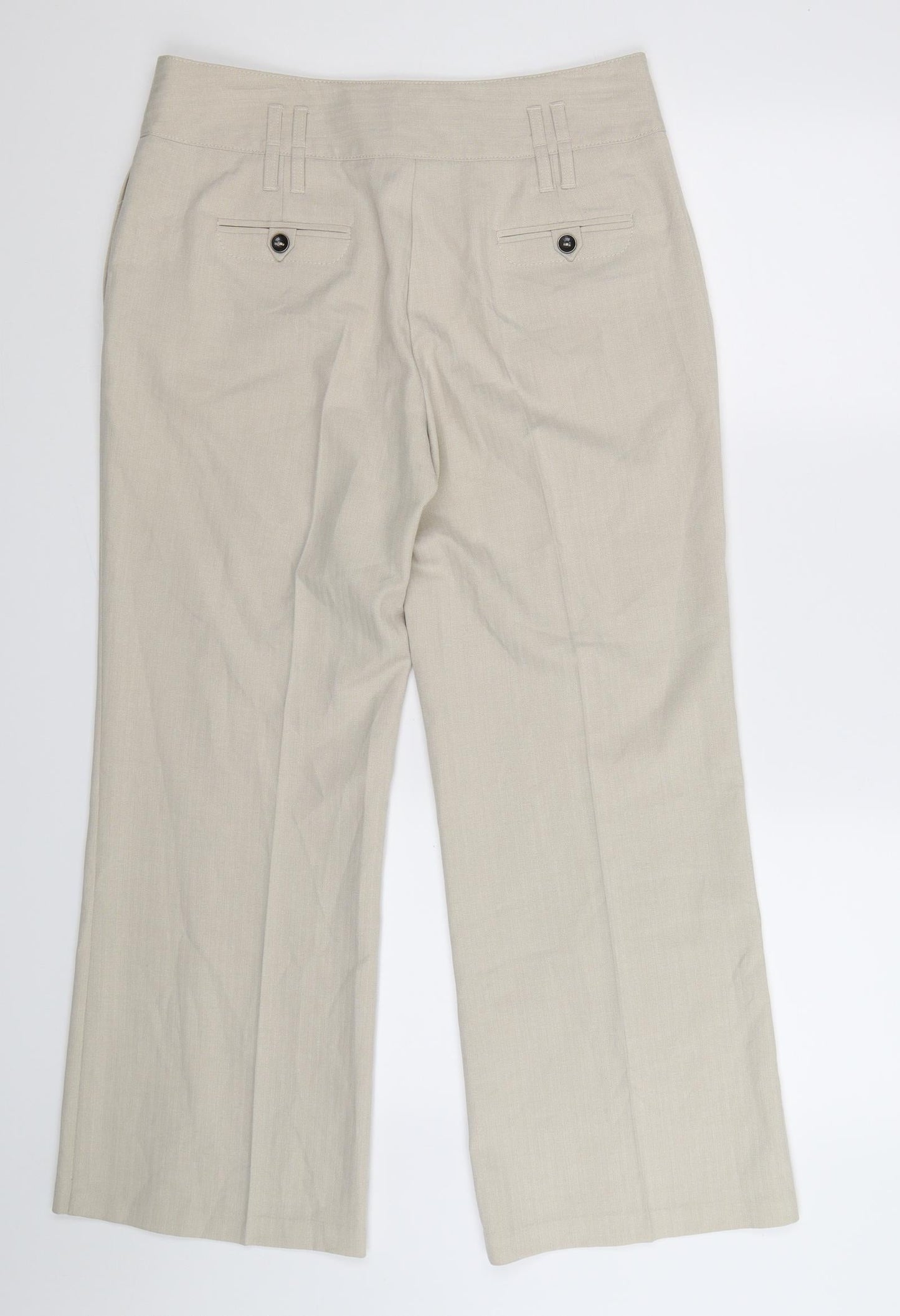 Per Una Womens Beige   Trousers  Size 12 L28 in