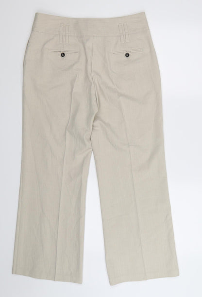 Per Una Womens Beige   Trousers  Size 12 L28 in