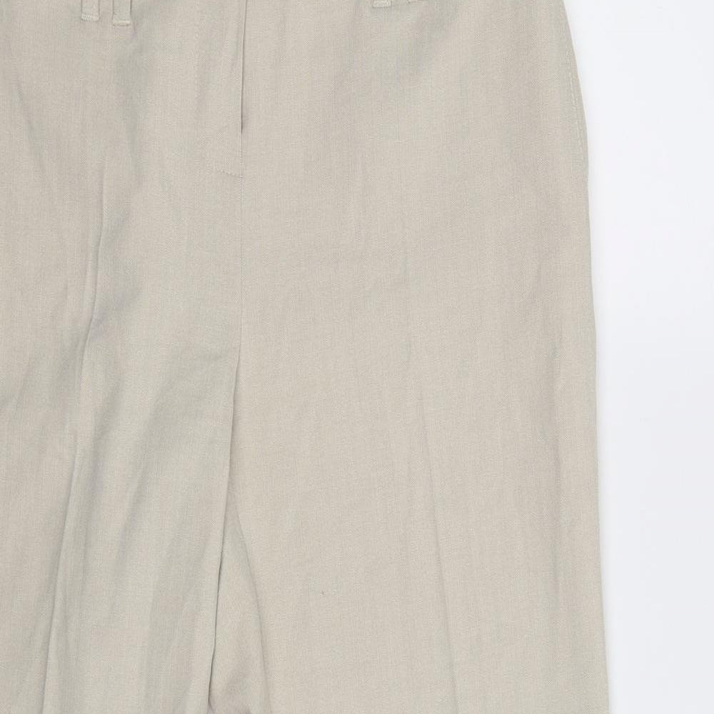 Per Una Womens Beige   Trousers  Size 12 L28 in