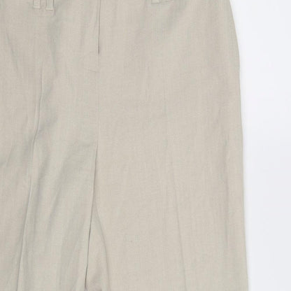 Per Una Womens Beige   Trousers  Size 12 L28 in