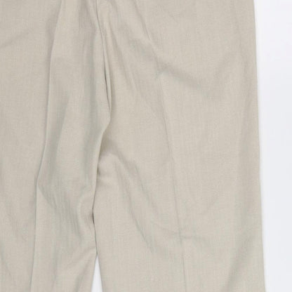 Per Una Womens Beige   Trousers  Size 12 L28 in