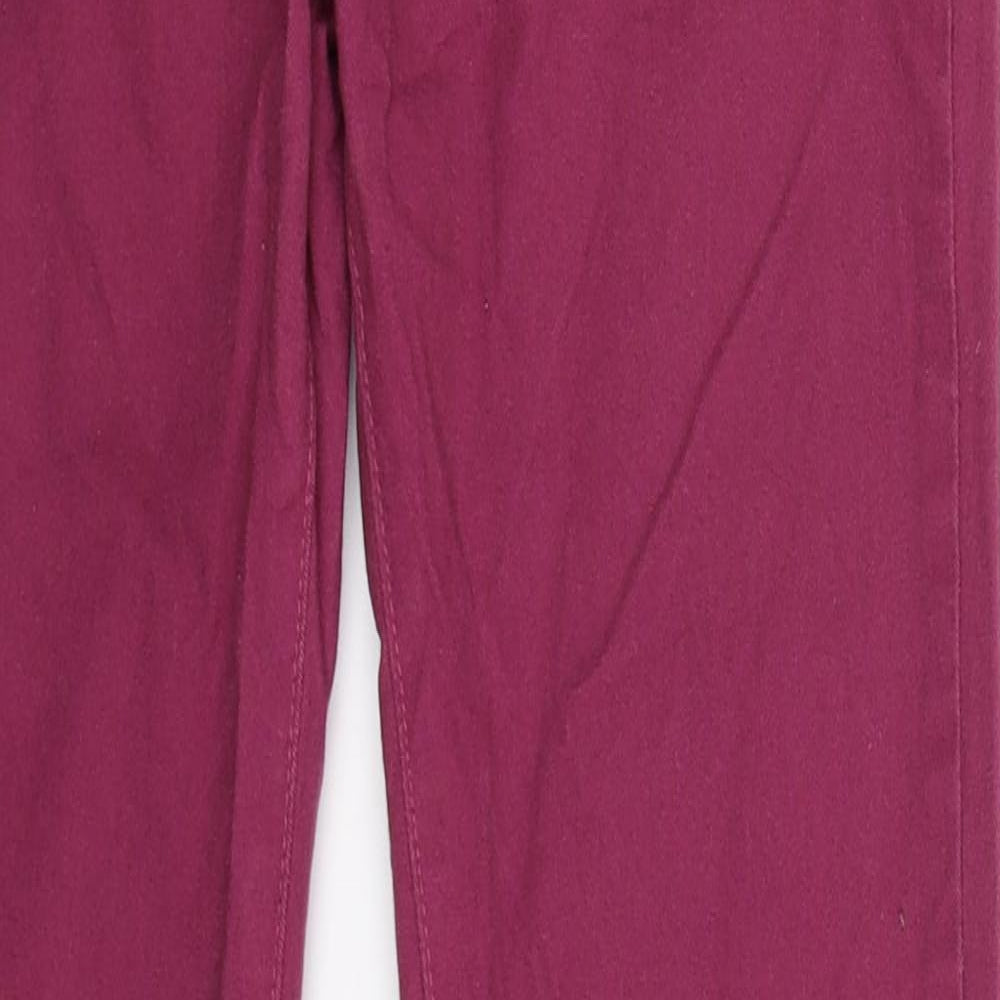 New Looh Girls Purple  Denim Skinny Jeans Size 14 Years
