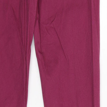 New Looh Girls Purple  Denim Skinny Jeans Size 14 Years