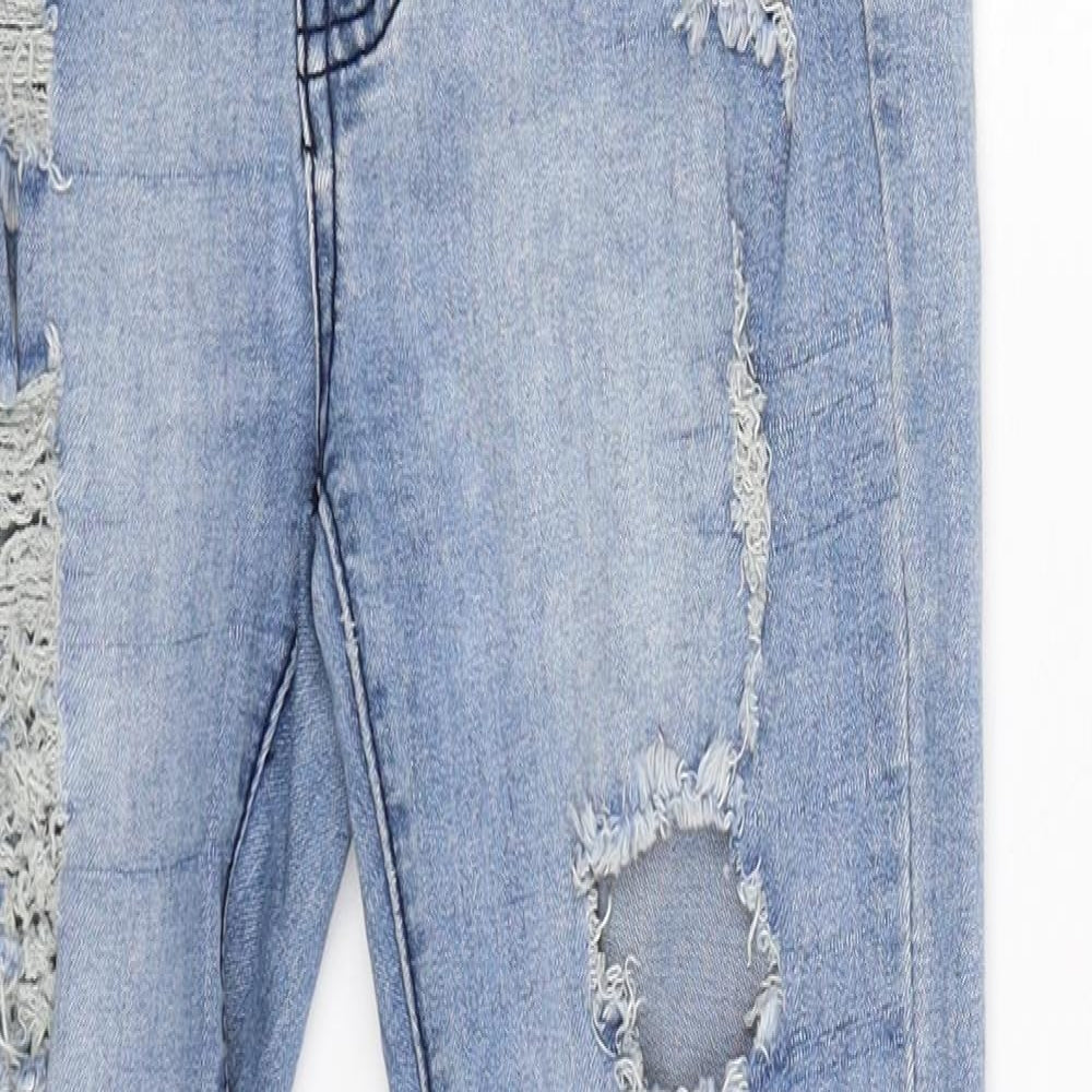 Womens UK Size S Preworn Extra-Slim Fit Skinny Blue Jeans