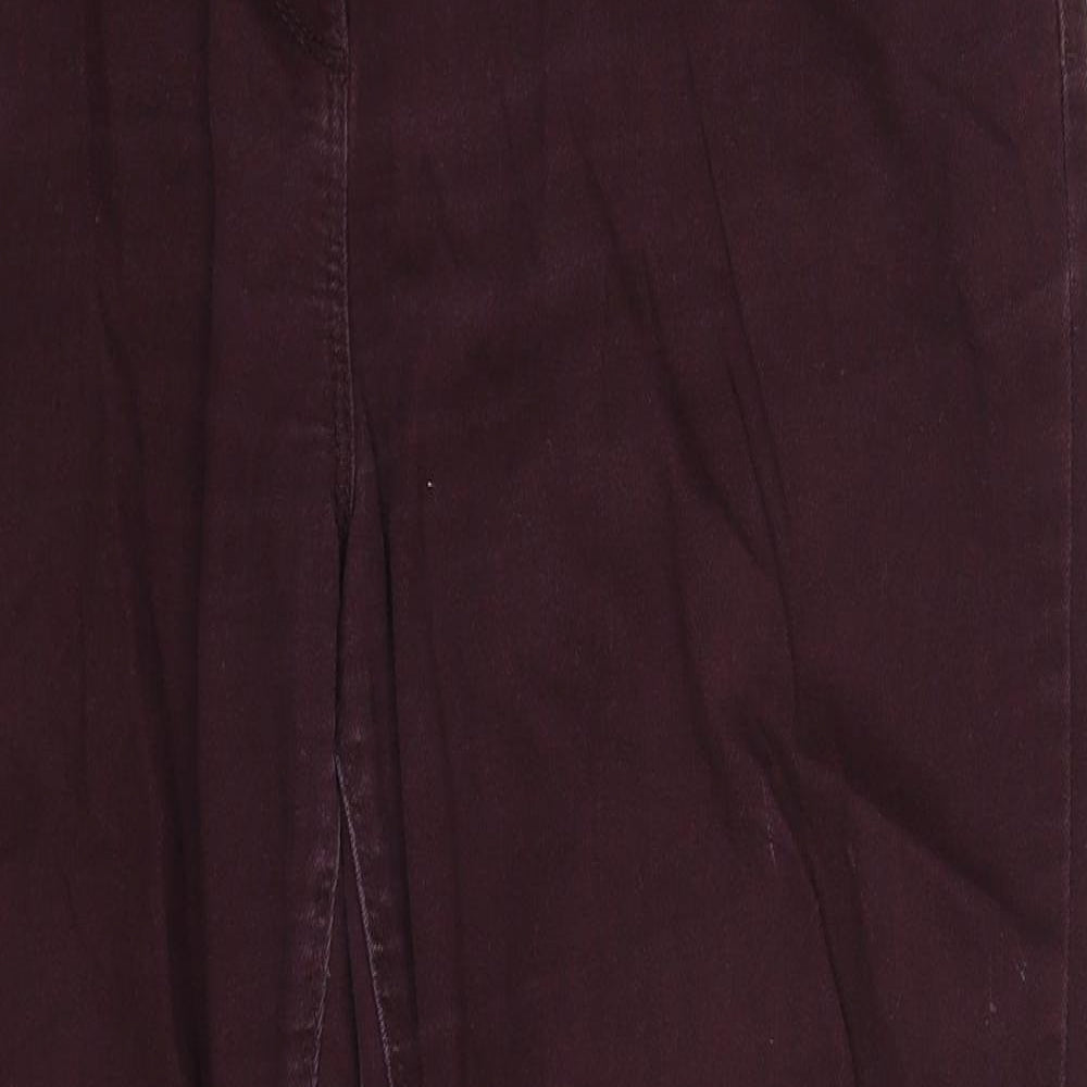 Womens UK Size 36 in Preworn Regular Fit Straight Brown Jeans