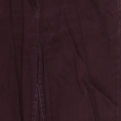 Womens UK Size 36 in Preworn Regular Fit Straight Brown Jeans