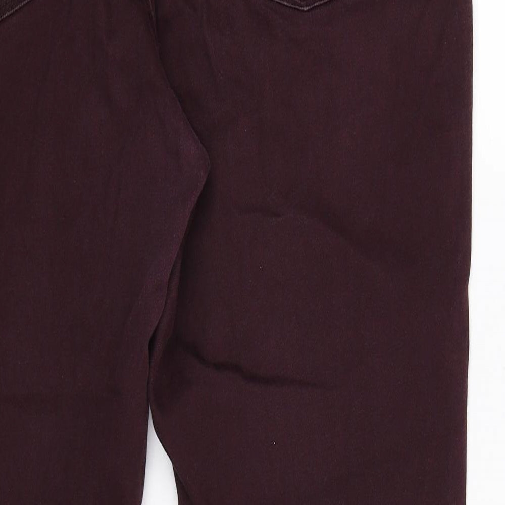 Womens UK Size 36 in Preworn Regular Fit Straight Brown Jeans