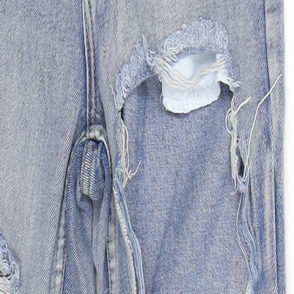 Womens UK Size 8 The Rockn Rev Regular Fit Mom Blue Jeans