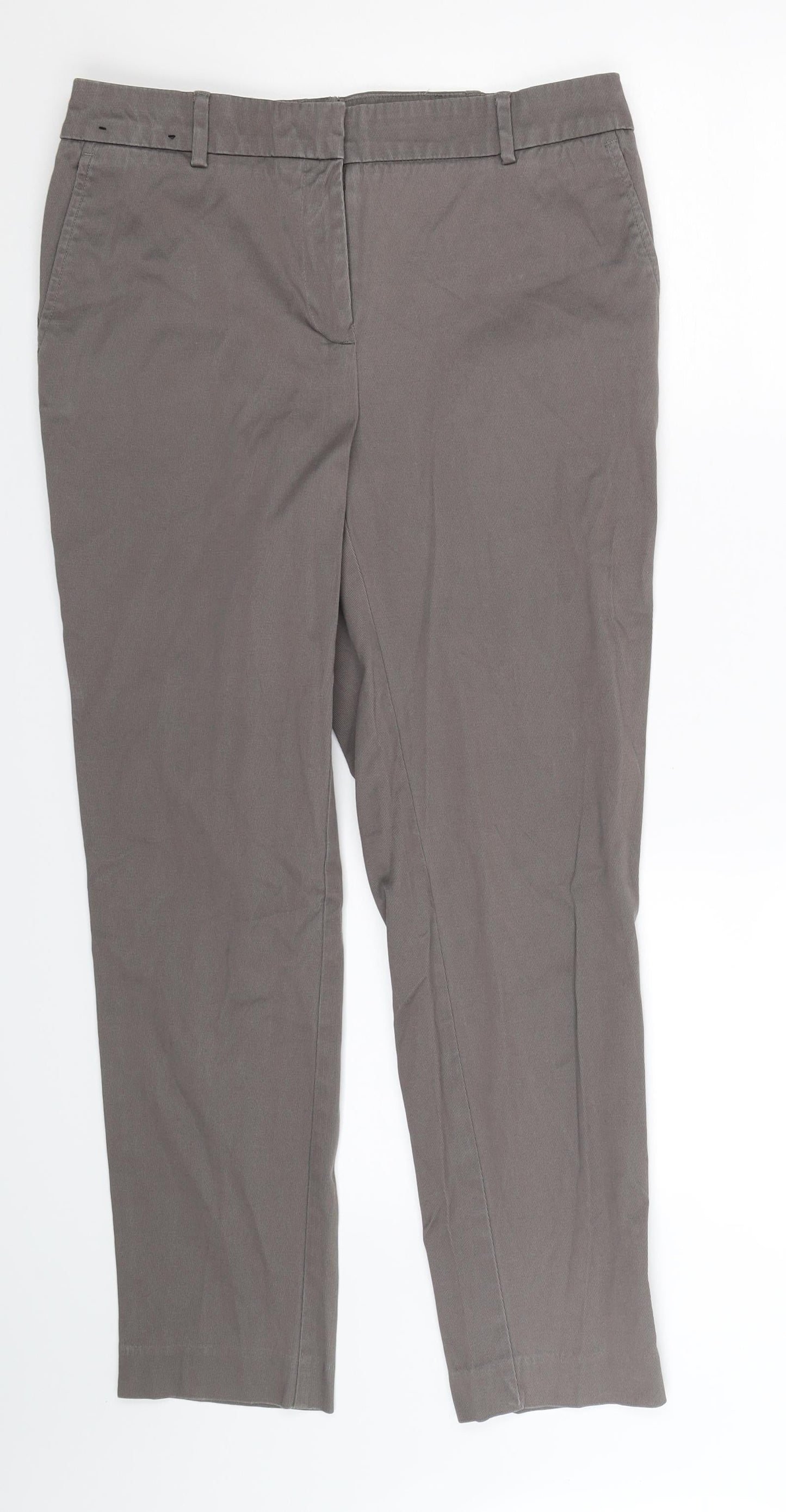 Womens UK Size 10 NEXT Extra-Slim Fit  Grey Trousers