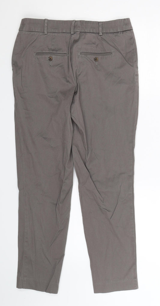 Womens UK Size 10 NEXT Extra-Slim Fit  Grey Trousers