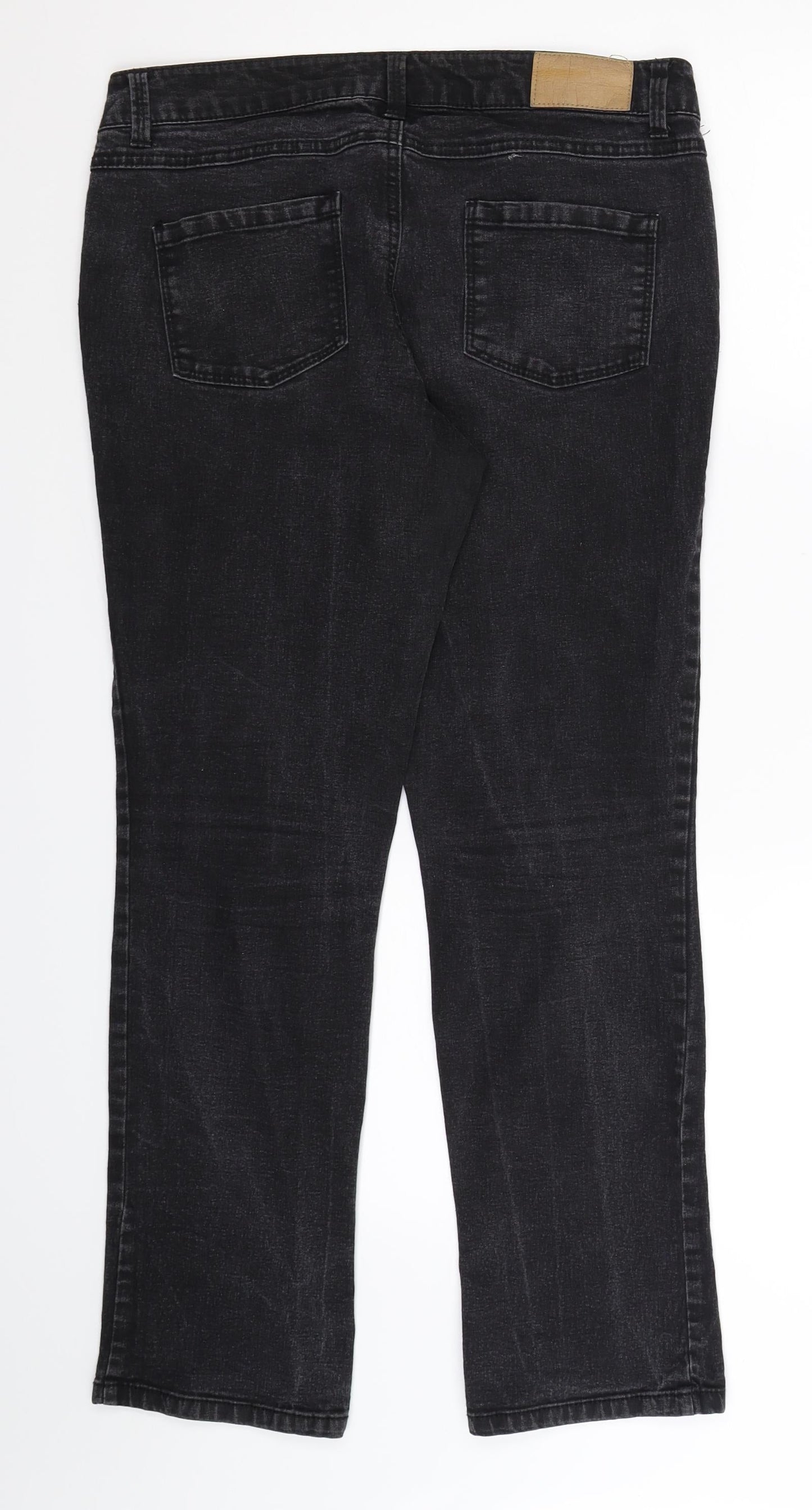 Dorothy Perkins Womens Black  Denim Skinny Jeans Size 12 L29 in