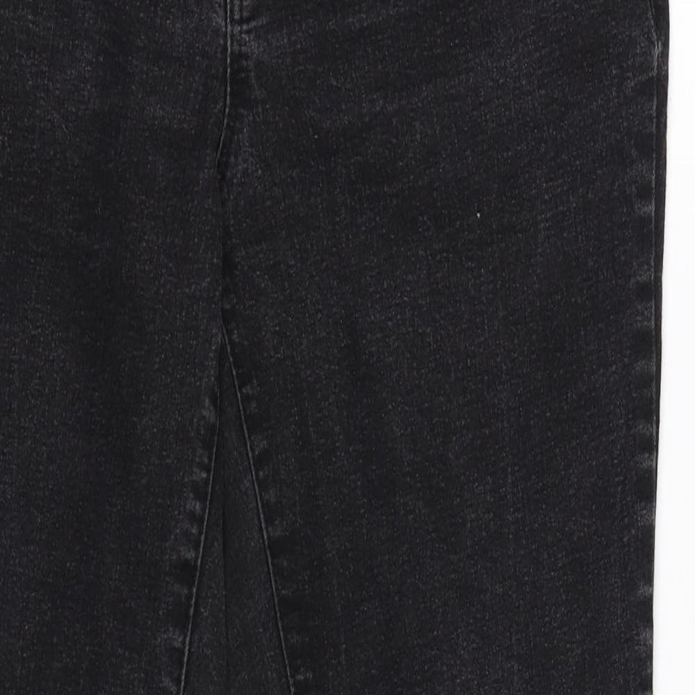 Dorothy Perkins Womens Black  Denim Skinny Jeans Size 12 L29 in