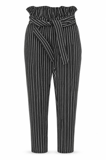 Womens UK Size 10 PRETTYLITTLETHING Regular Fit  Black Trousers