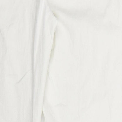 Anthology Womens White  Denim Straight Jeans Size 14 L30 in