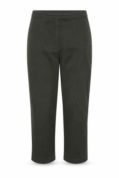 Womens UK Size 28 in Casual Club Slim Fit Cropped Green Trousers
