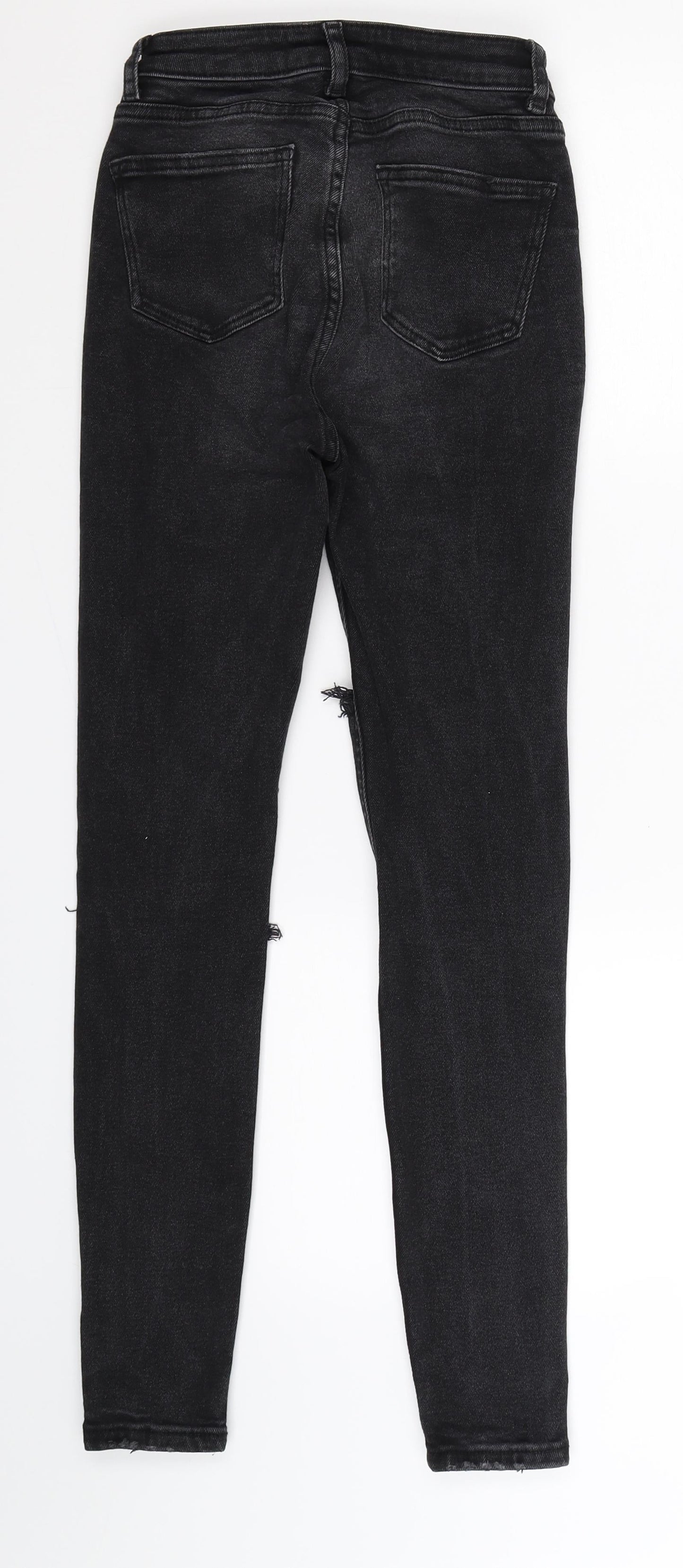 Denim Co Womens Black  Denim Skinny Jeans Size 4 L27 in