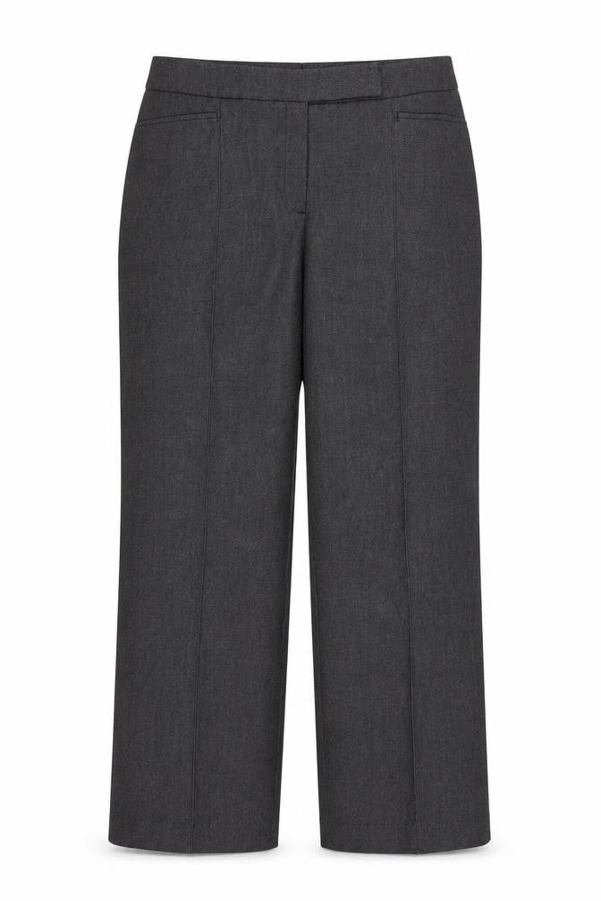 Womens UK Size 14 Debenhams Regular Fit Dress Pants Grey Trousers