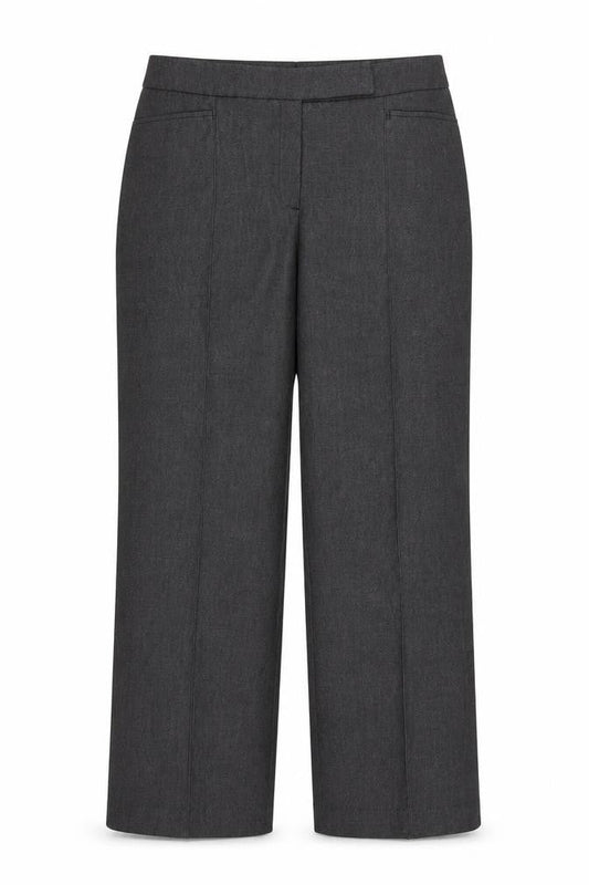 Womens UK Size 14 Debenhams Regular Fit Dress Pants Grey Trousers