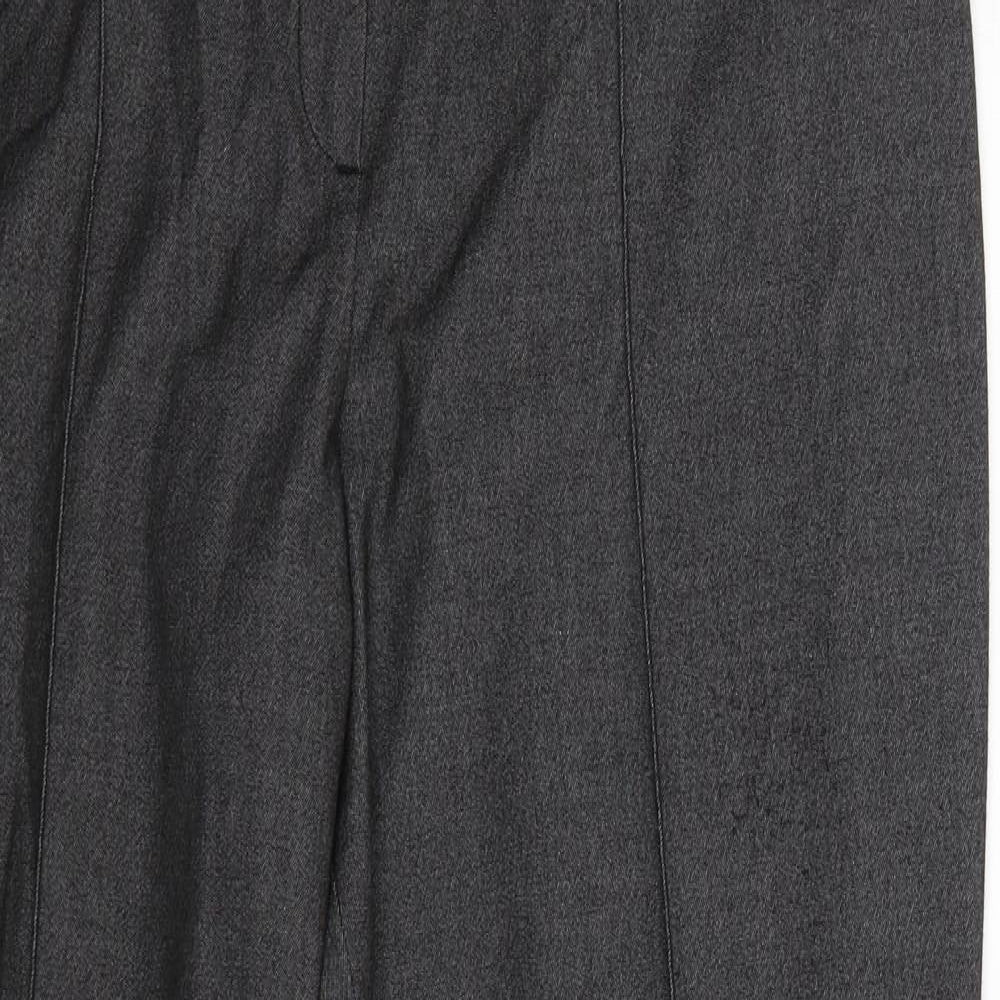 Debenhams Womens Grey   Dress Pants Trousers Size 14 L29 in