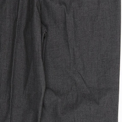 Debenhams Womens Grey   Dress Pants Trousers Size 14 L29 in