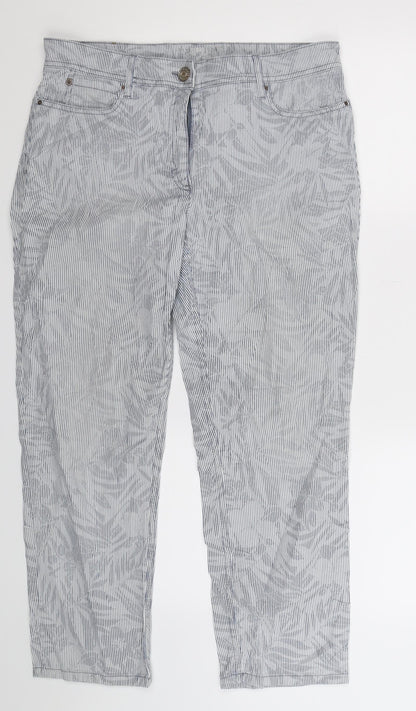 Womens UK Size 32 in ZERRES Regular Fit  Blue Trousers