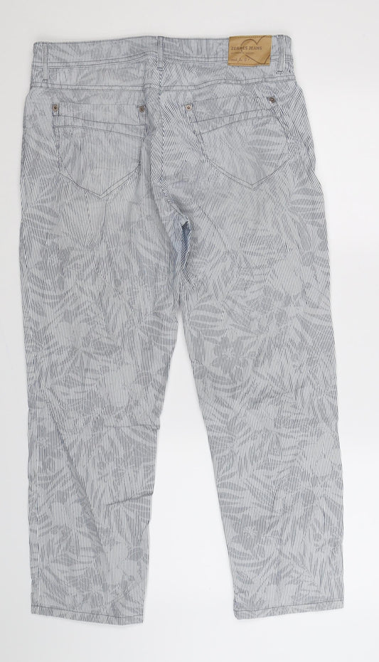 Womens UK Size 32 in ZERRES Regular Fit  Blue Trousers