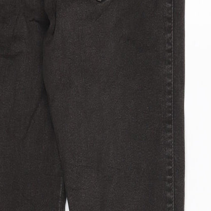 Womens UK Size 28 in Bonita Slim Fit Cropped Grey Jeans