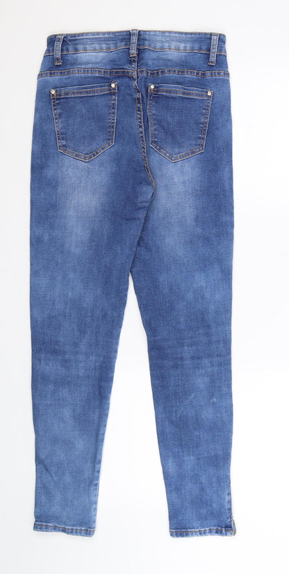 Womens UK Size 30 in Miss RJ Extra-Slim Fit Skinny Blue Jeans